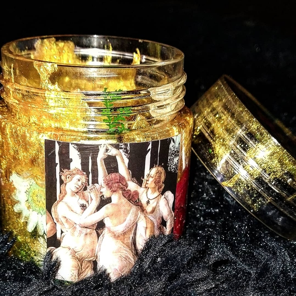 Homemade resin jar - Picture 2 of 6